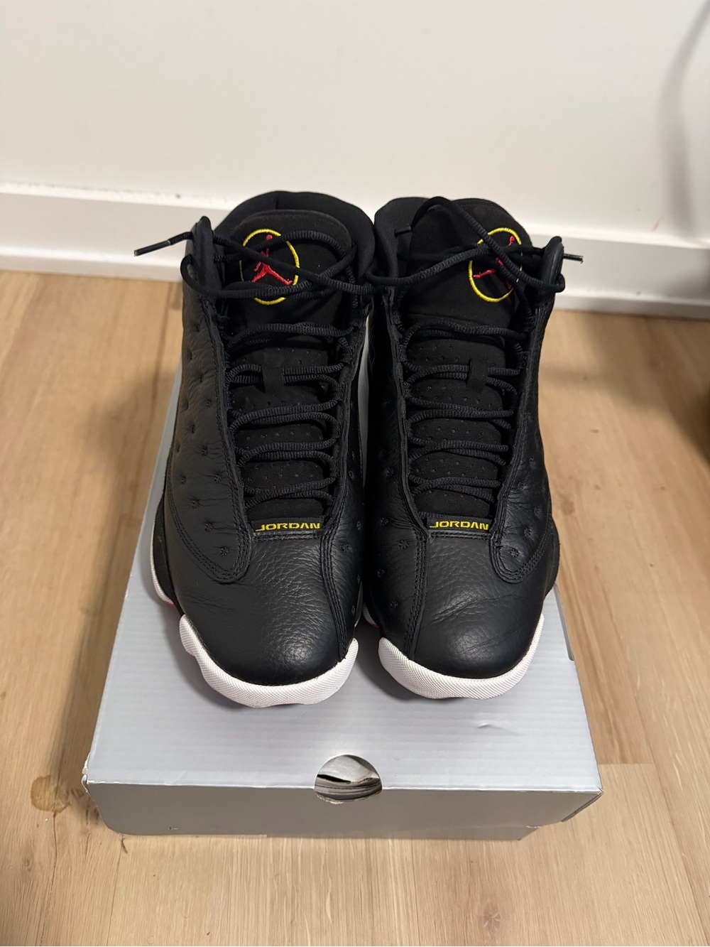 Air Jordan 13 Retro Playoffs Black/Red/White Men's Shoes